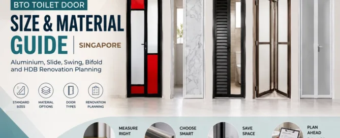 BTO Toilet Door Size & Material Guide Singapore