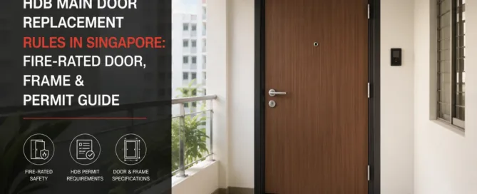 HDB main door replacement Singapore