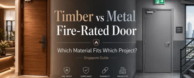 Timber vs Metal Fire-Rated Door in Singapore