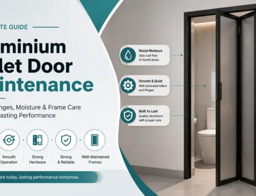 Aluminium Toilet Door Care: Roller, Hinge and Frame Maintenance Guide