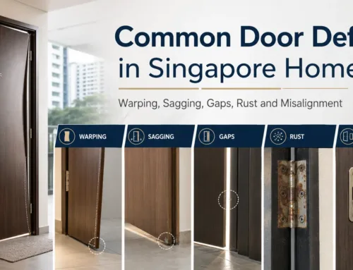 Common Door Defects in Singapore Homes: Warping, Sagging, Gaps, Rust and Misalignment