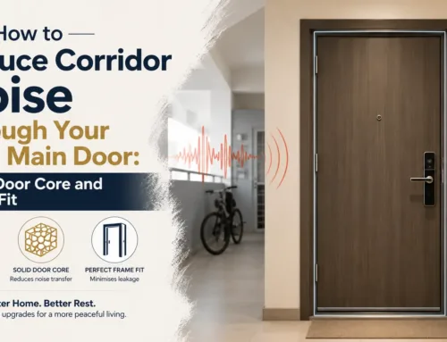 How to Reduce Corridor Noise Through Your HDB Main Door: Seals, Door Core and Frame Fit
