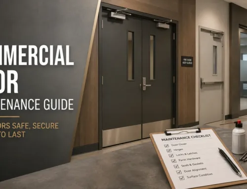 Commercial Door Maintenance in Singapore: A Guide to Hinges, Closers, Locks, Seals and Frame Checks